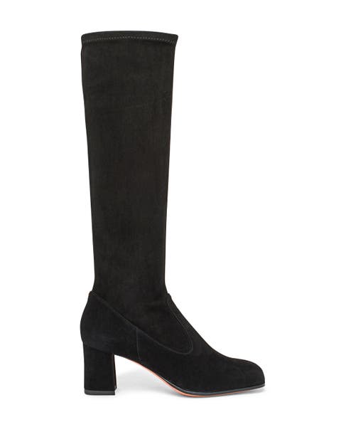 Knee-High Suede Boots