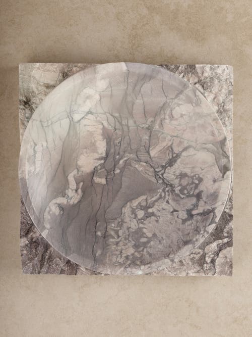 Gauri Kohli Shayne Onyx Decorative Bowl In Gray