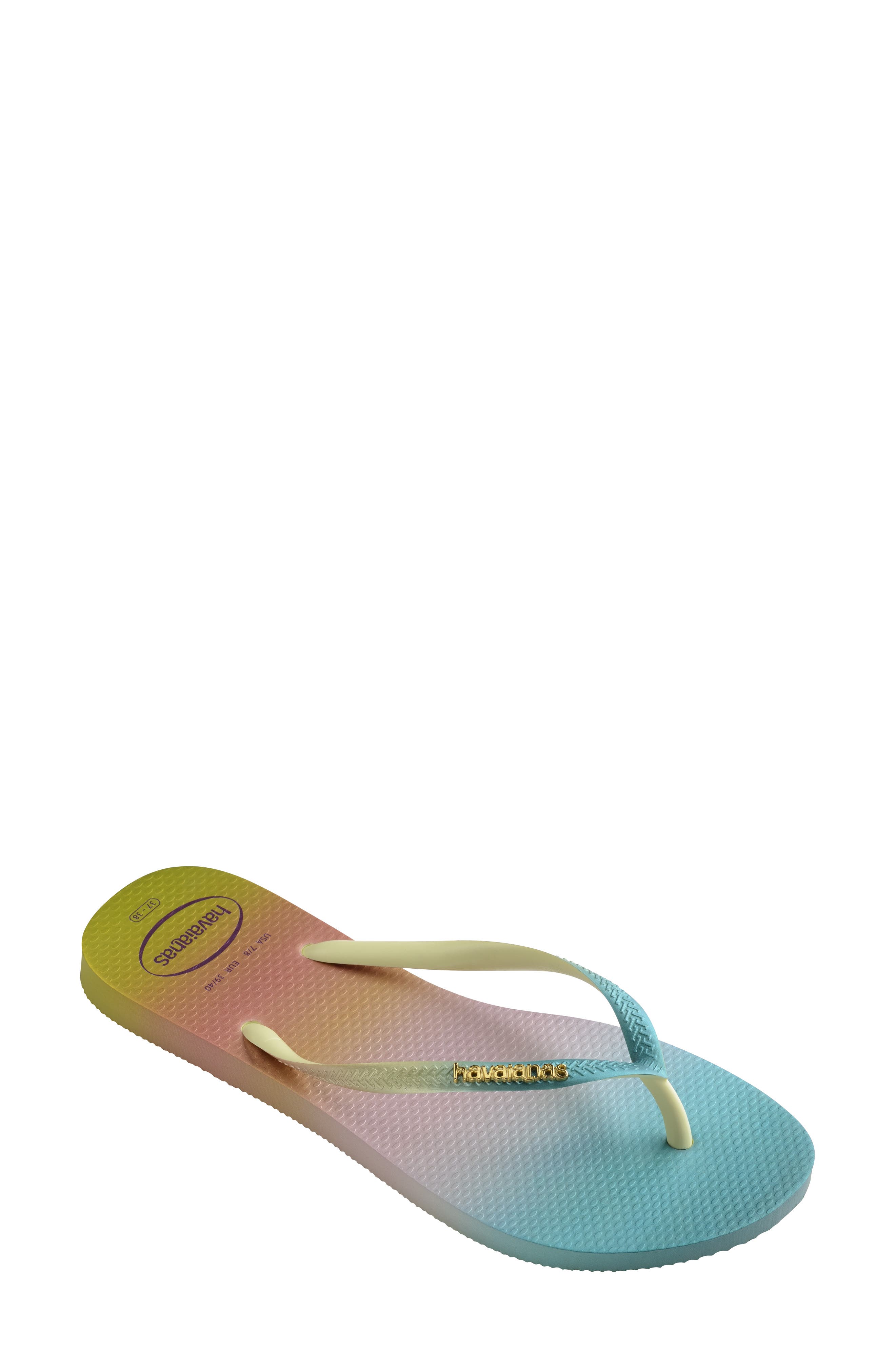 Havaianas Slim Sunset Flip Flop, Alternate, color, 