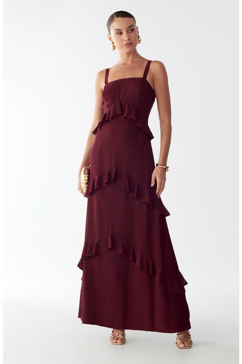 Cheri Maxi Dress, Main, color, Plum