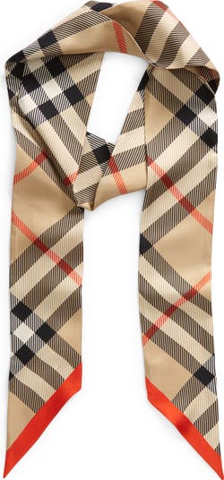 【送料&関税込】Burberry Silk Check Scarf 50F51A19-D07D-4696-A1E0-