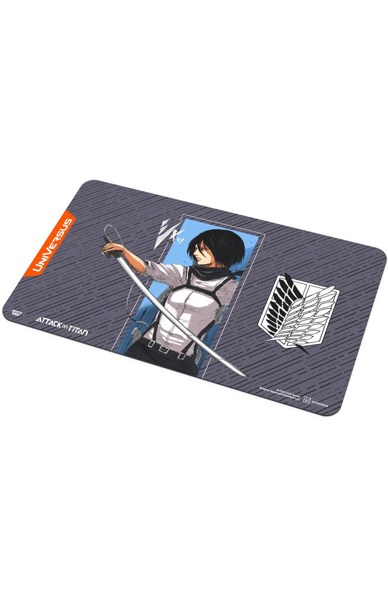 UniVersus Attack On Titan Battle For Humanity Mikasa Ackerman Playmat, Alternate, color, Multicolored