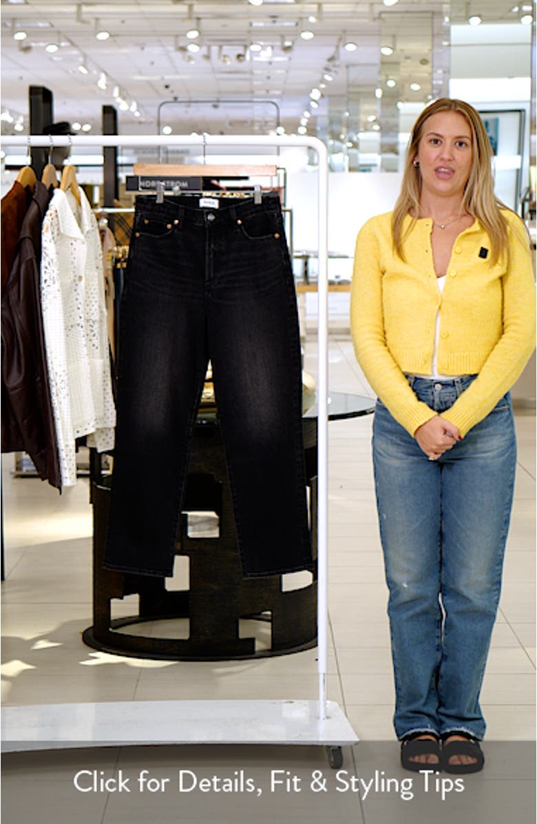 Charlie High Waist Ankle Straight Leg Jeans, sales video thumbnail