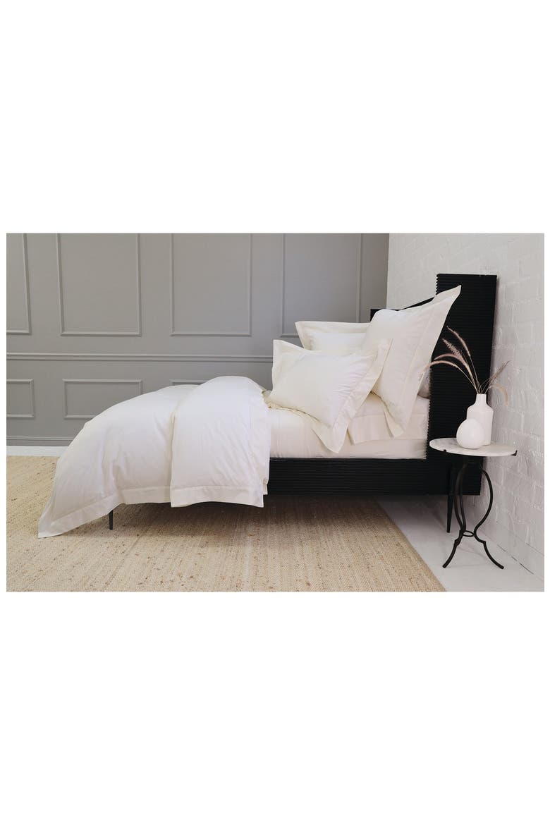 Classico Cotton Sateen Duvet Cover & Sham Set, Alternate, color, IVORY
