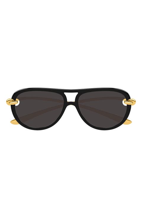 58mm Pilot Sunglasses