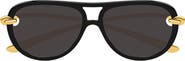 Bottega Veneta 58mm Pilot Sunglasses