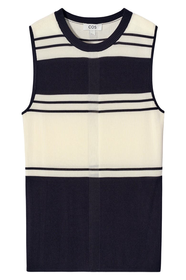 Agave Rib Sweater Vest, Alternate, color, BLUE DARK