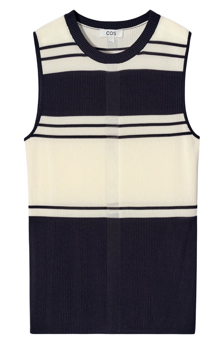 COS Agave Rib Sweater Vest, Alternate, color, 
