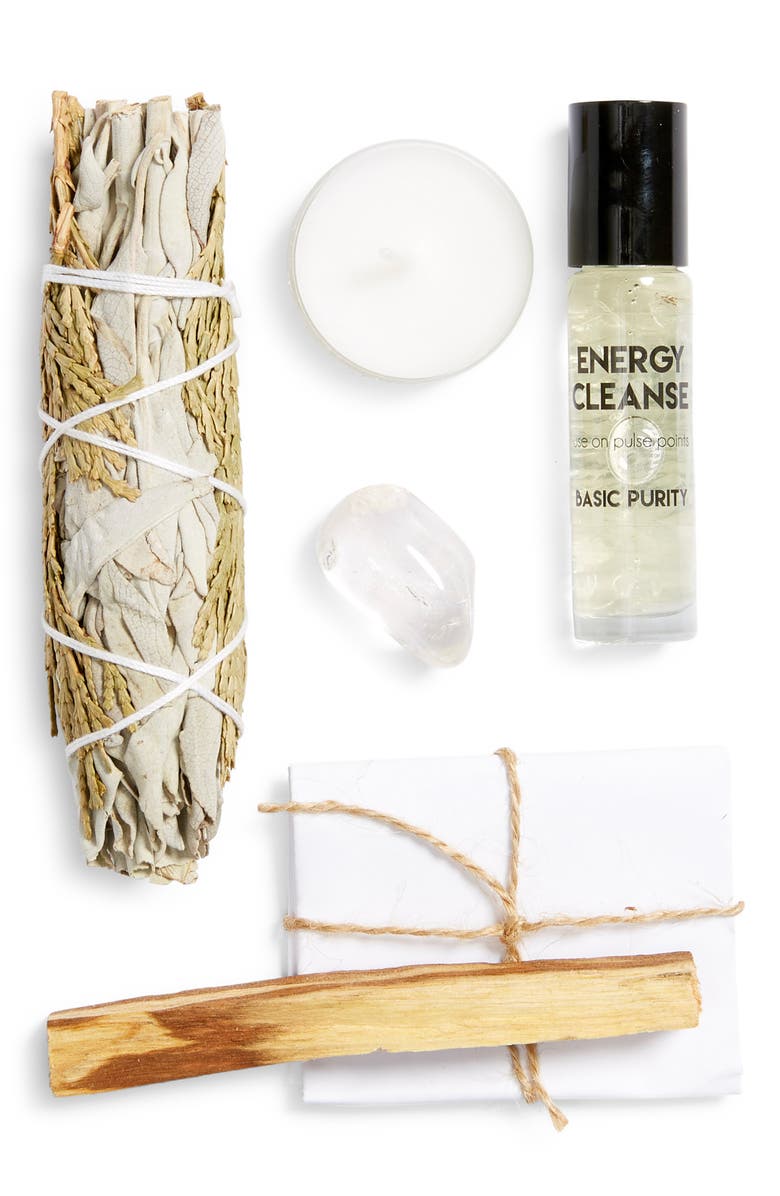 BASIC PURITY Energy Cleanse Mini Meditation Kit, Main, color, 