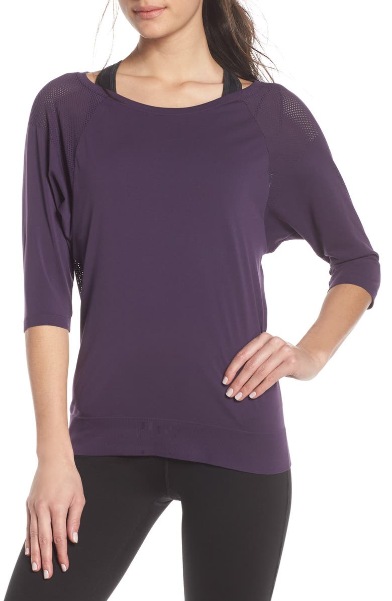 Sweaty Betty Dharana Yoga Tee, Main, color, 