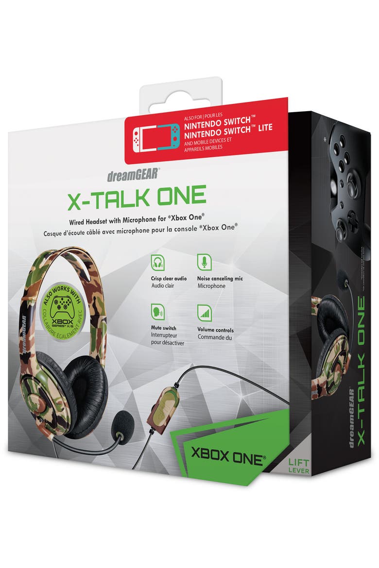 Wired Headset - Dreamgear X-Talk Headset With Boom Mic, Main, color, Multicolor