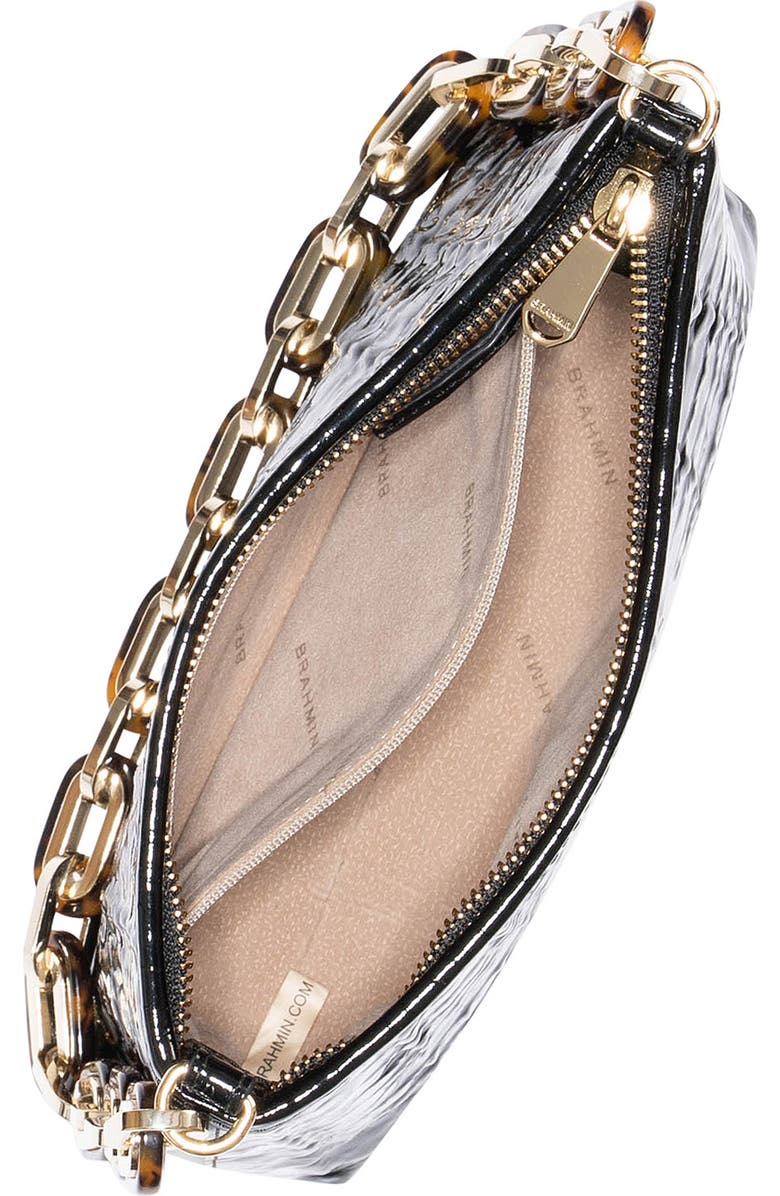 Brahmin Mod Lorelei Croc Embossed Leather Shoulder Bag, Alternate, color,