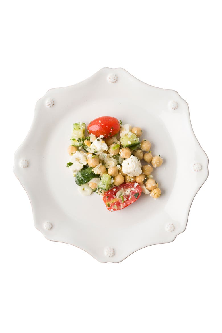 'Berry and Thread' Scalloped Salad Plate, Alternate, color, WHITEWASH