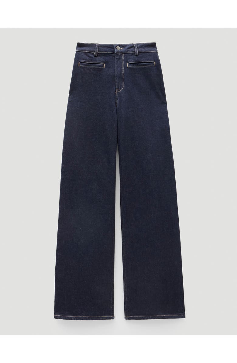 Hush Rowan Welt Pocket Flared Jeans, Alternate, color, Rinse Wash