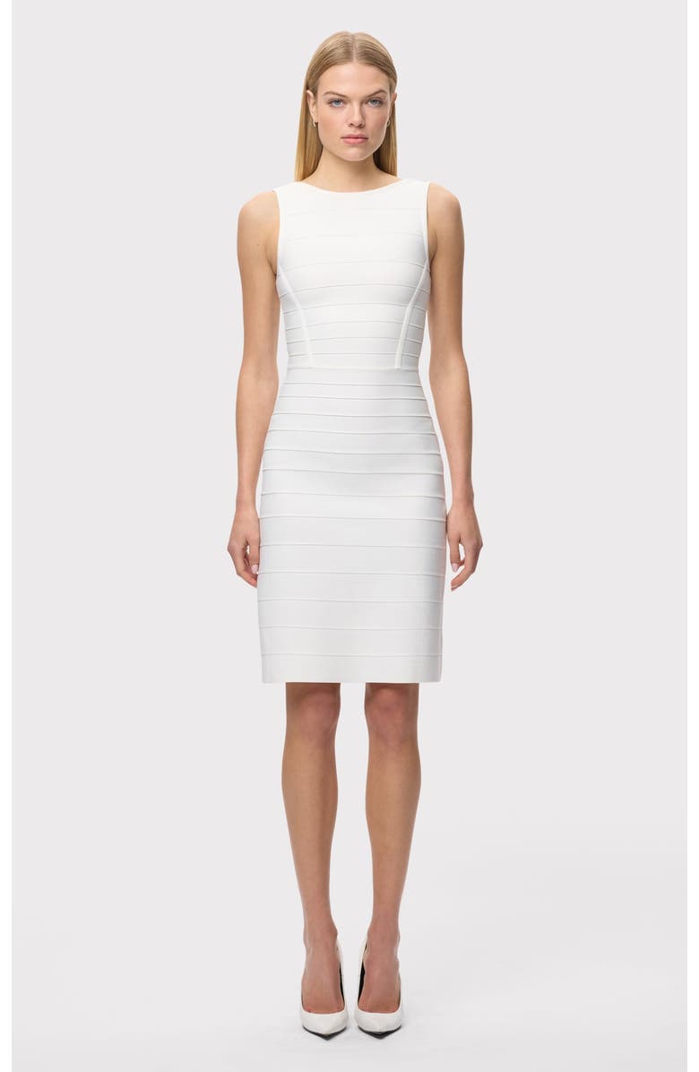 Herve Leger The Amelie Dress, Main, color, Alabaster