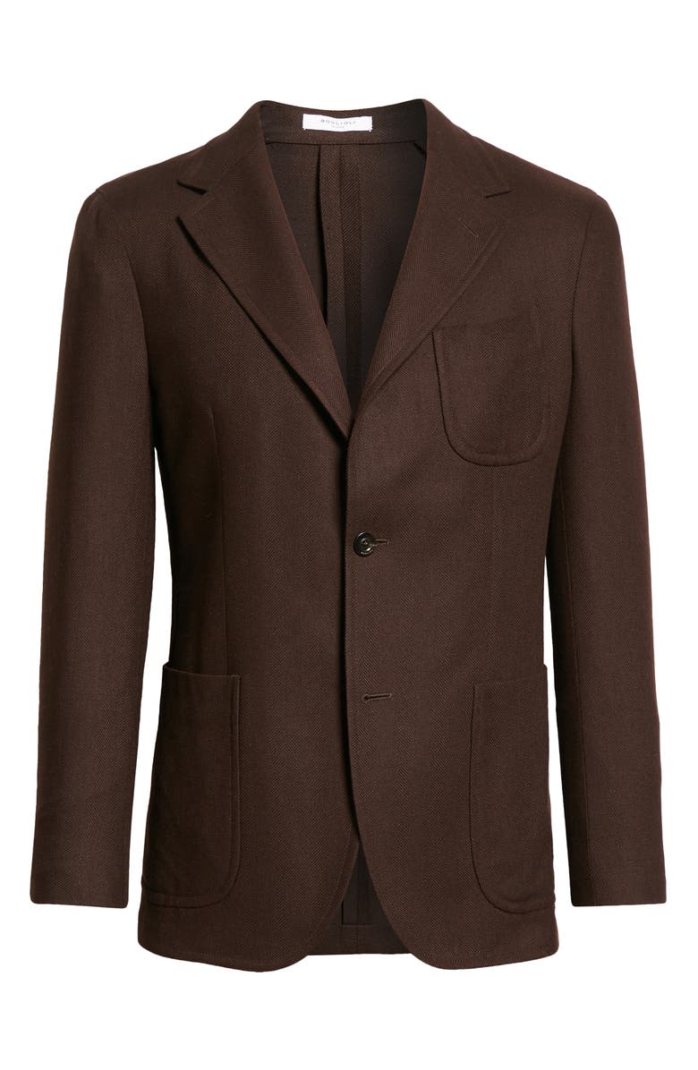 Boglioli Herringbone Silk Sport Coat, Alternate, color,