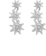 EFFY 14K White Gold Diamond Starburst Stud Earrings