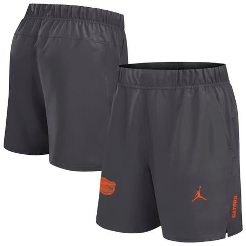 Men's Jordan Brand Gray Florida Gators Primetime Woven Victory Performance Shorts