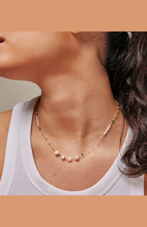 Enamel Copenhagen Lola Perla Necklace In Gold
