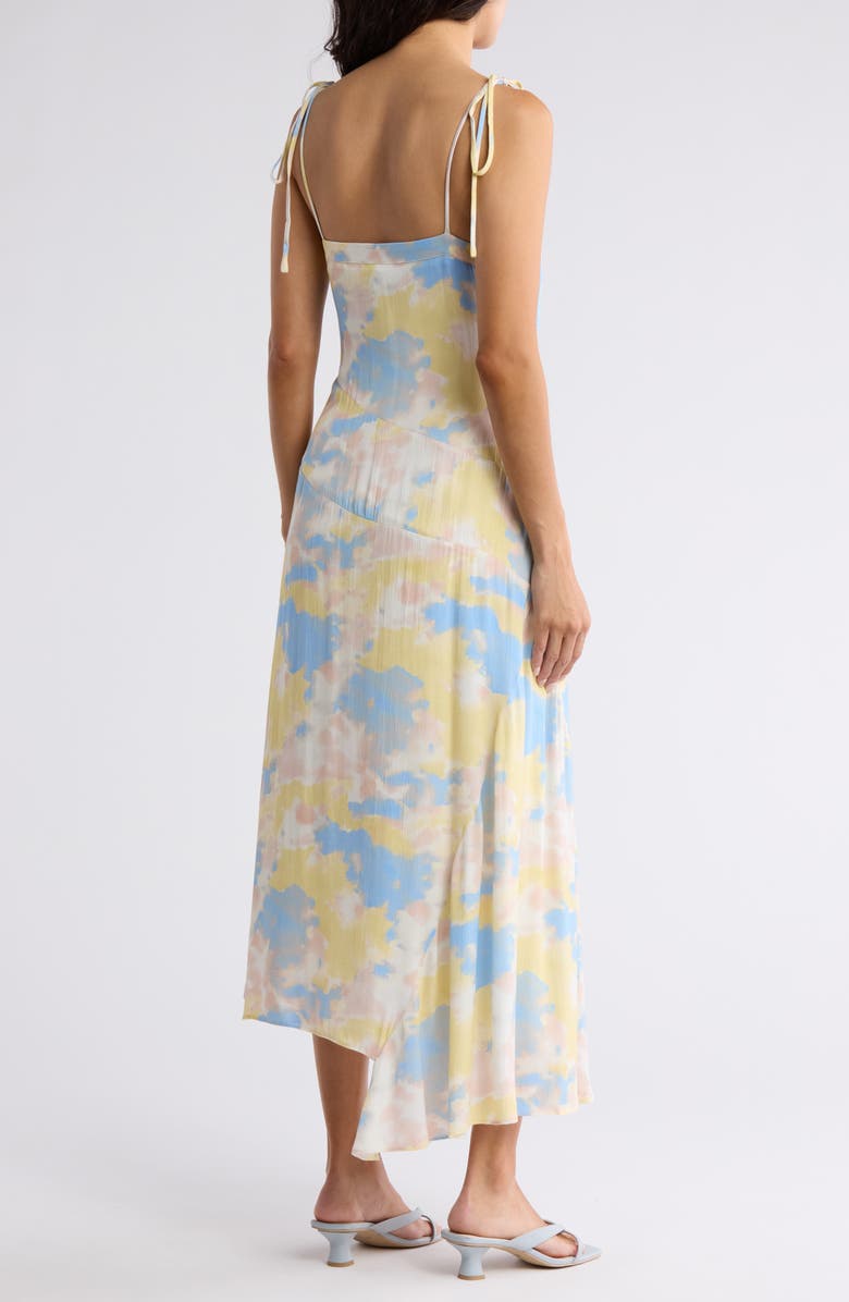 Joie Dami Tie Strap Asymmetric Hem Midi Dress, Alternate, color,