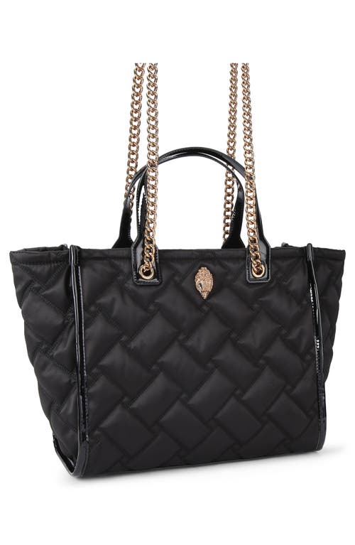 Kurt Geiger London Hoxton Quilted Shopper Bag In Black