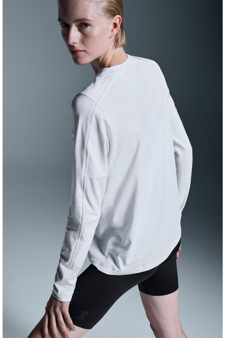 Focus-T Long Sleeve Performance T-Shirt, Alternate, color, WHITE