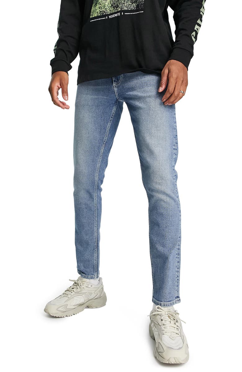 ASOS DESIGN Stretch Slim Leg Jeans, Main, color, 