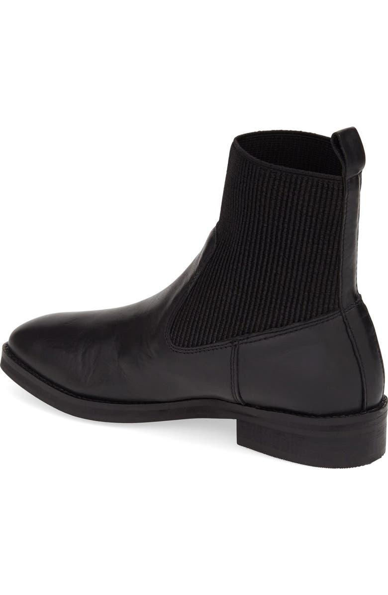 Topshop 'Ana' Elastic Bootie, Alternate, color,