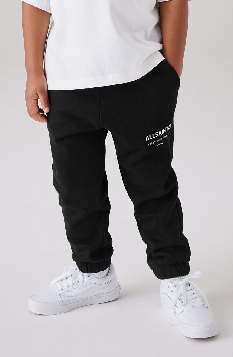 smALLSAINTS by ALLSAINTS Kids' Underground Logo Joggers, Alternate, color, 