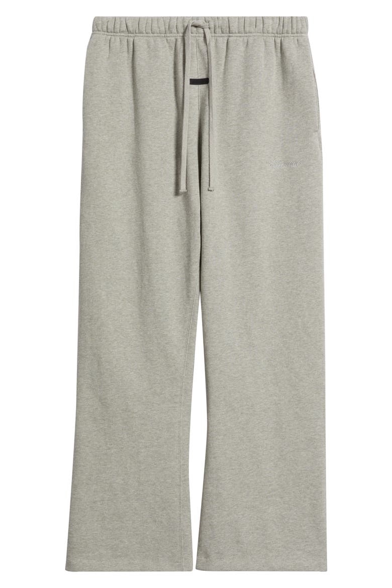 Signature Flare Sweatpants, Alternate, color, CONCRETE/DARK CONCRETE HEATHER