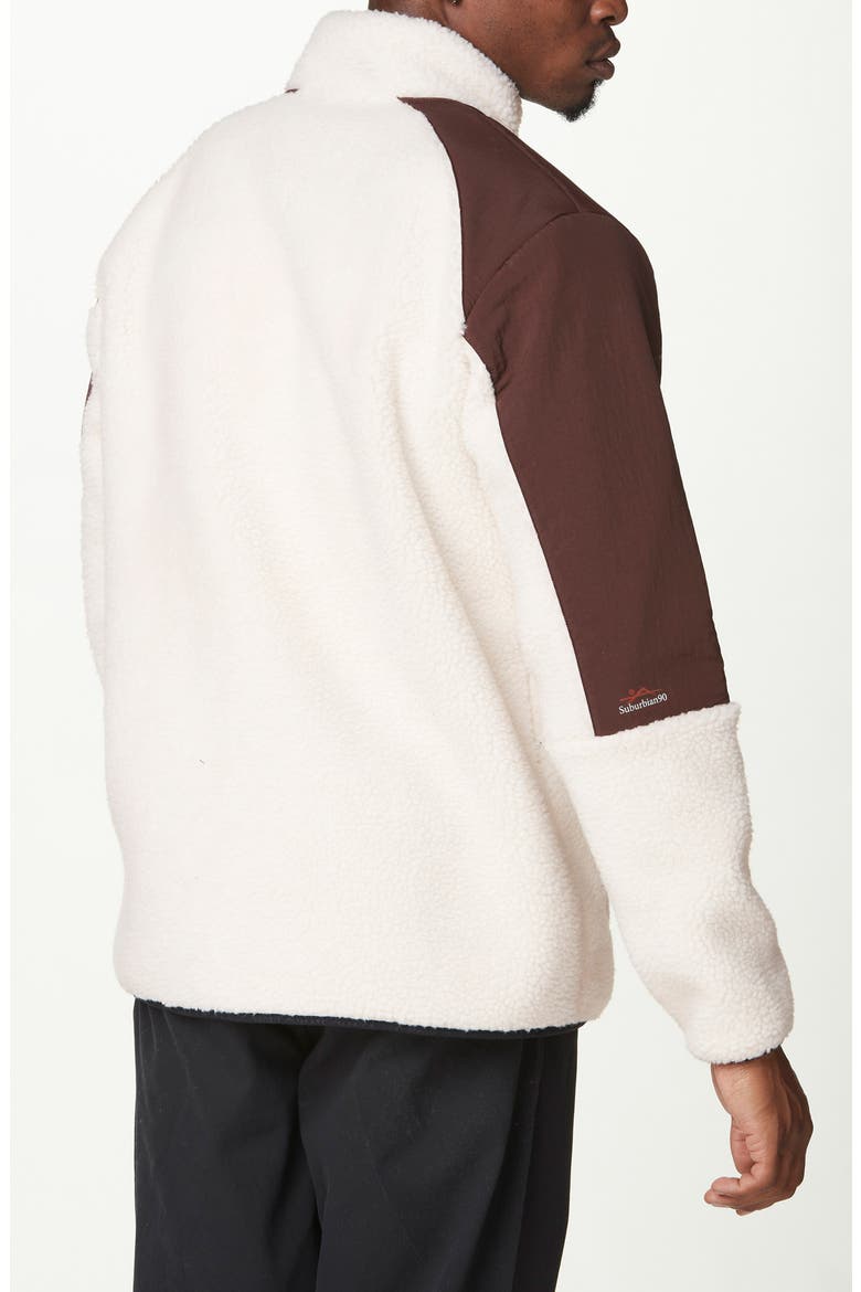 Quilchena Fleece Jacket, Alternate, color, TOFU CHICORY COFFEE
