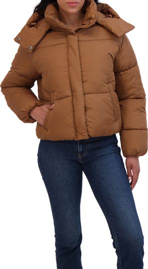 Short Hooded Puffer Jacket