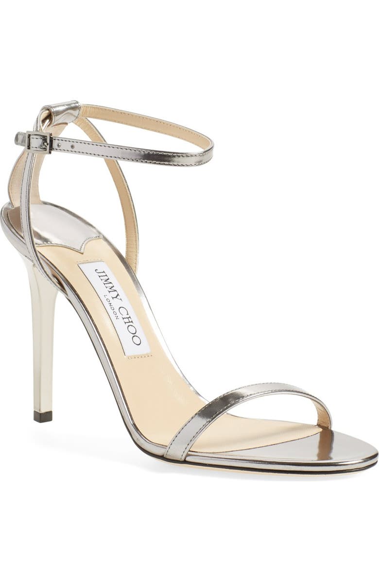 Jimmy Choo 'Minny' Ankle Strap Sandal, Main, color,