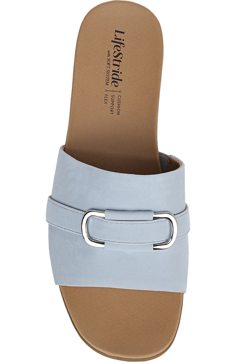 LifeStride Geneieve Platform Sandal, Alternate, color, Blue