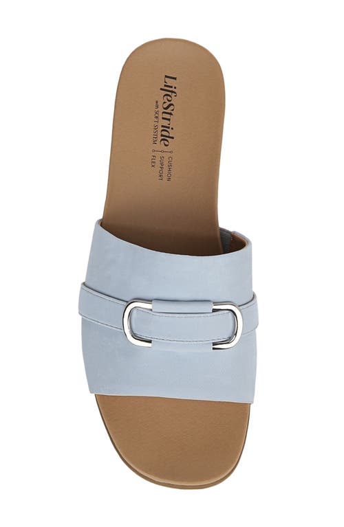 Lifestride Geneieve Platform Sandal In Blue