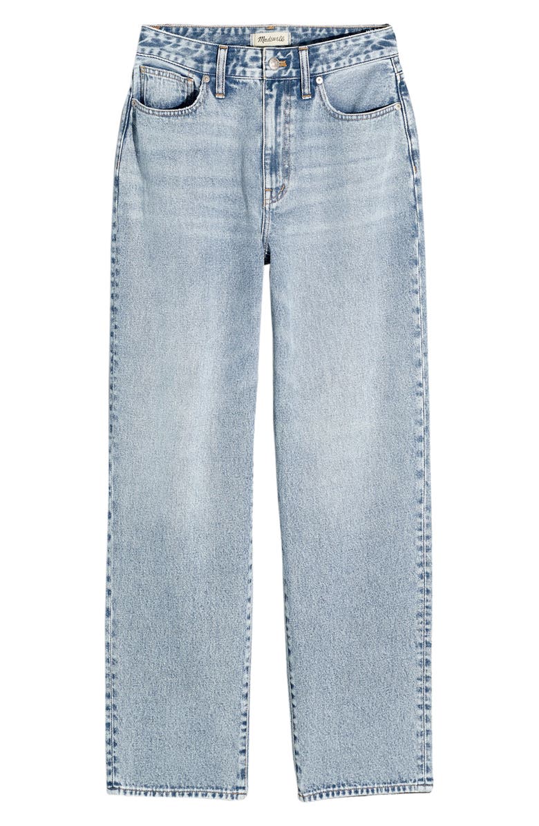 Madewell Curvy Low Rise Baggy Straight Jeans, Alternate, color, 
