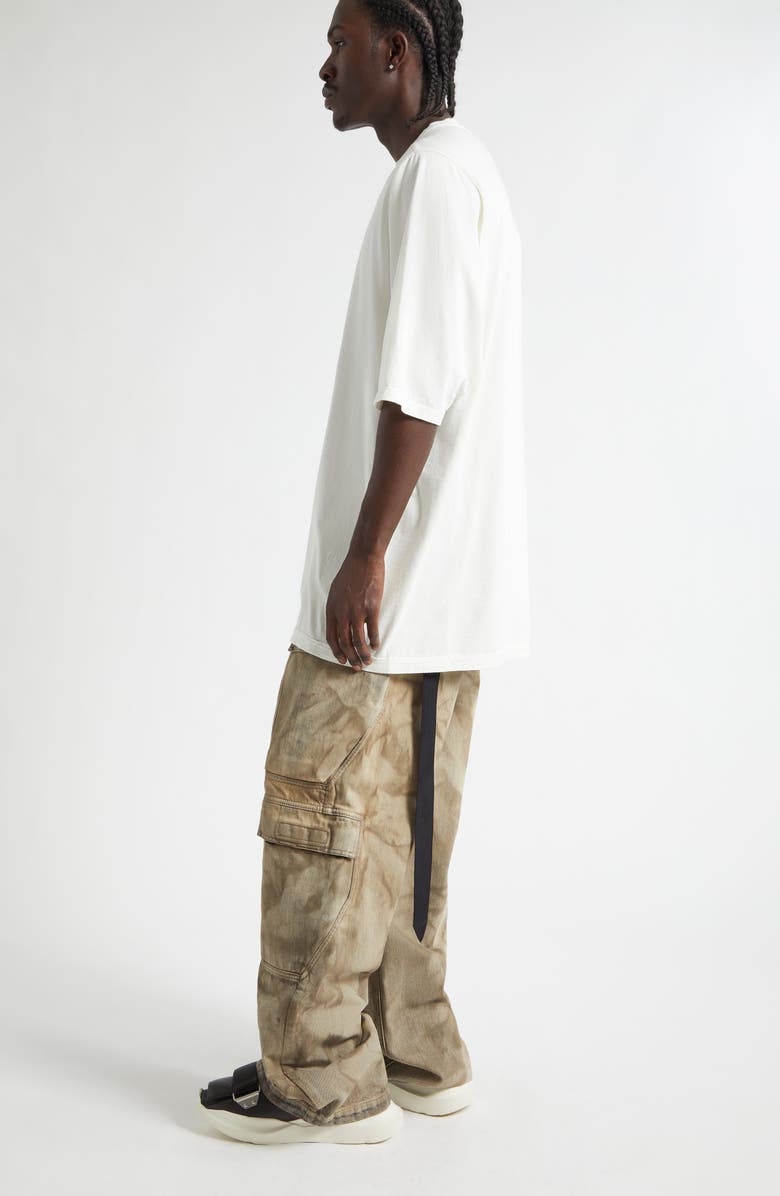 Rick Owens DRKSHDW Jumbo Temple Graphic T-Shirt, Alternate, color, Milk/ Black