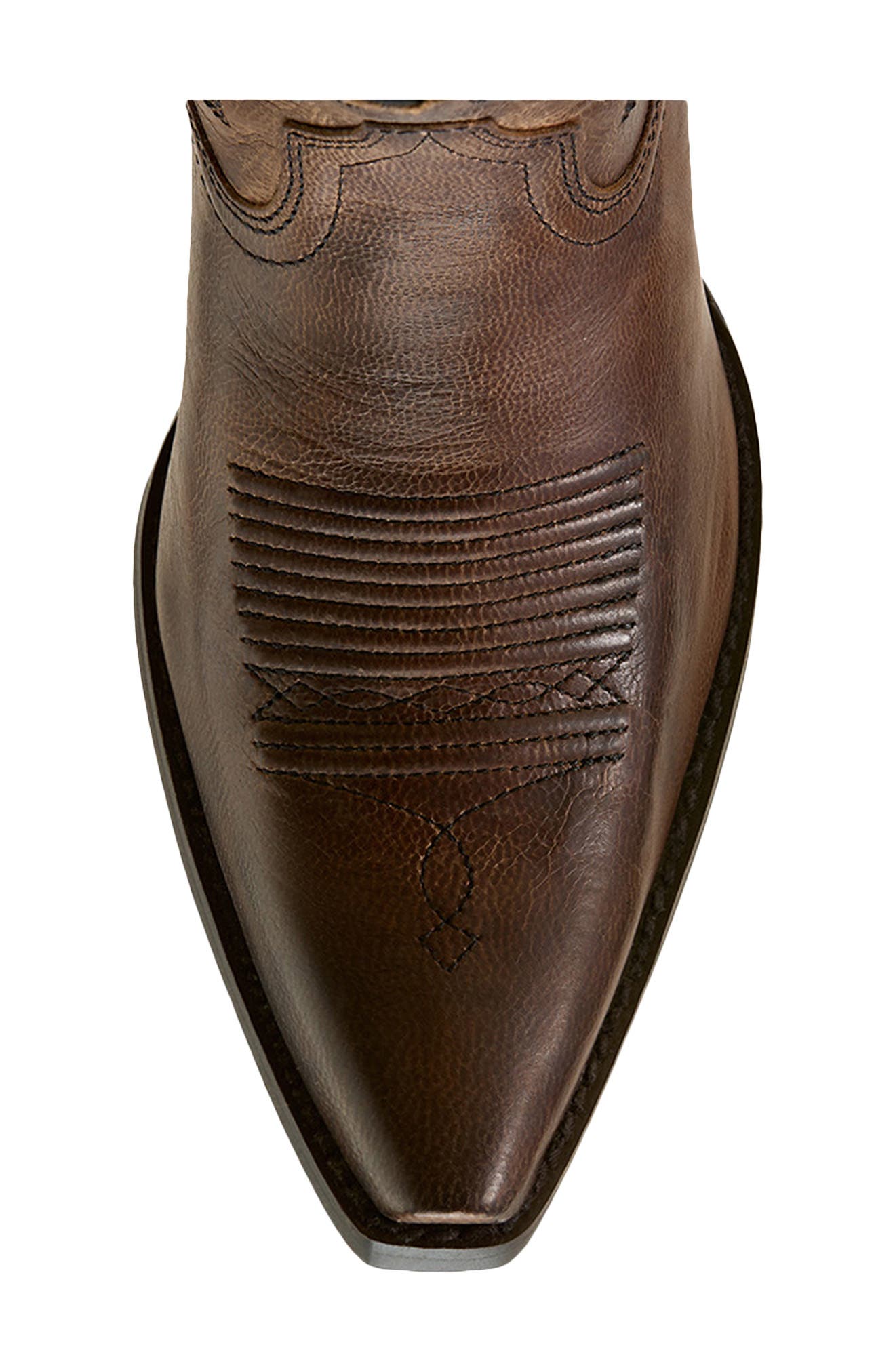 Lacona X Toe Western Boot, Alternate, color, MESA BROWN