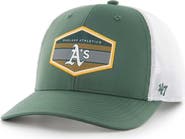 '47 Men's '47 Green/White Oakland Athletics Burgess Trucker Snapback Hat