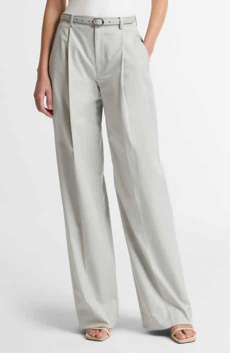 Camille Mid Rise Wide Leg Trousers