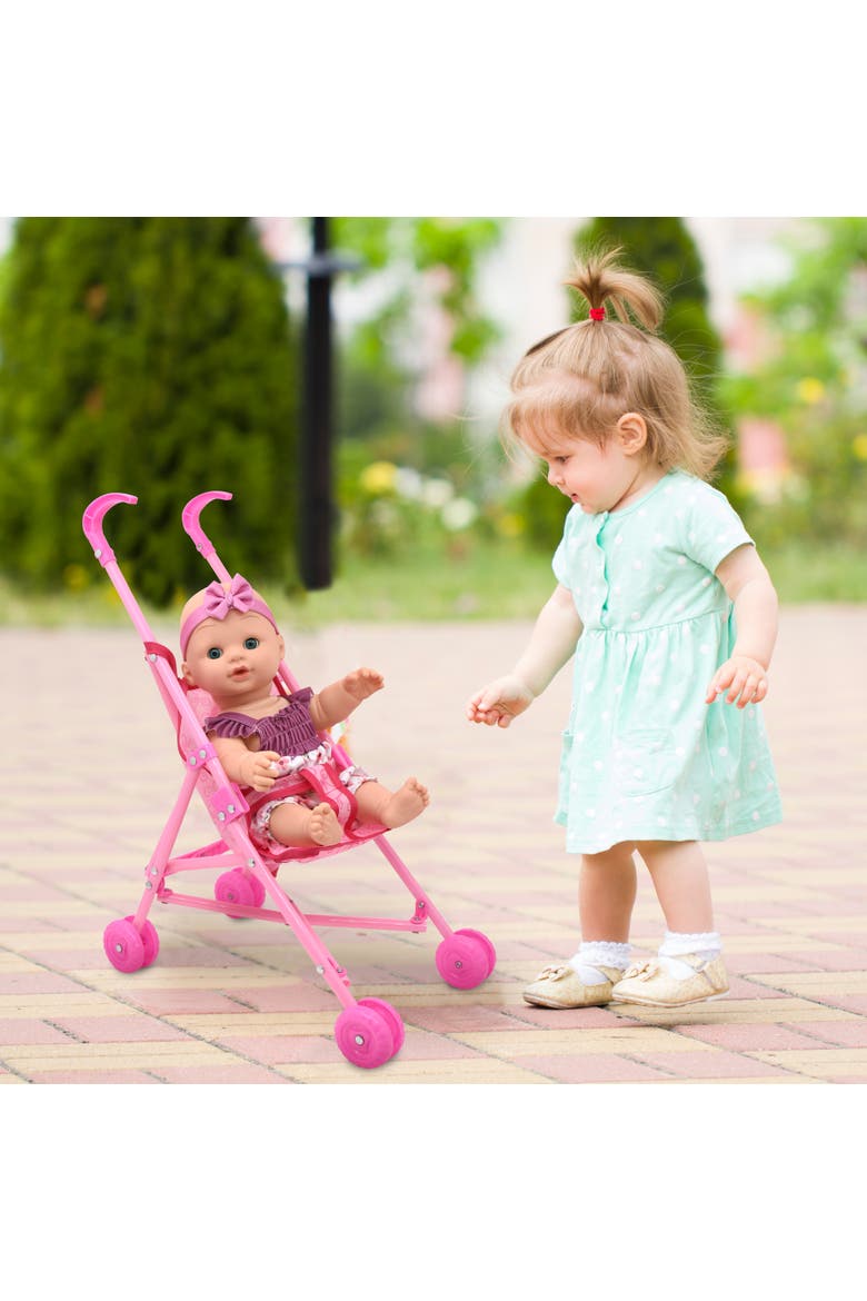 Out For A Stroll Cupcake Lollipop Outfit, Alternate, color, Multicolored