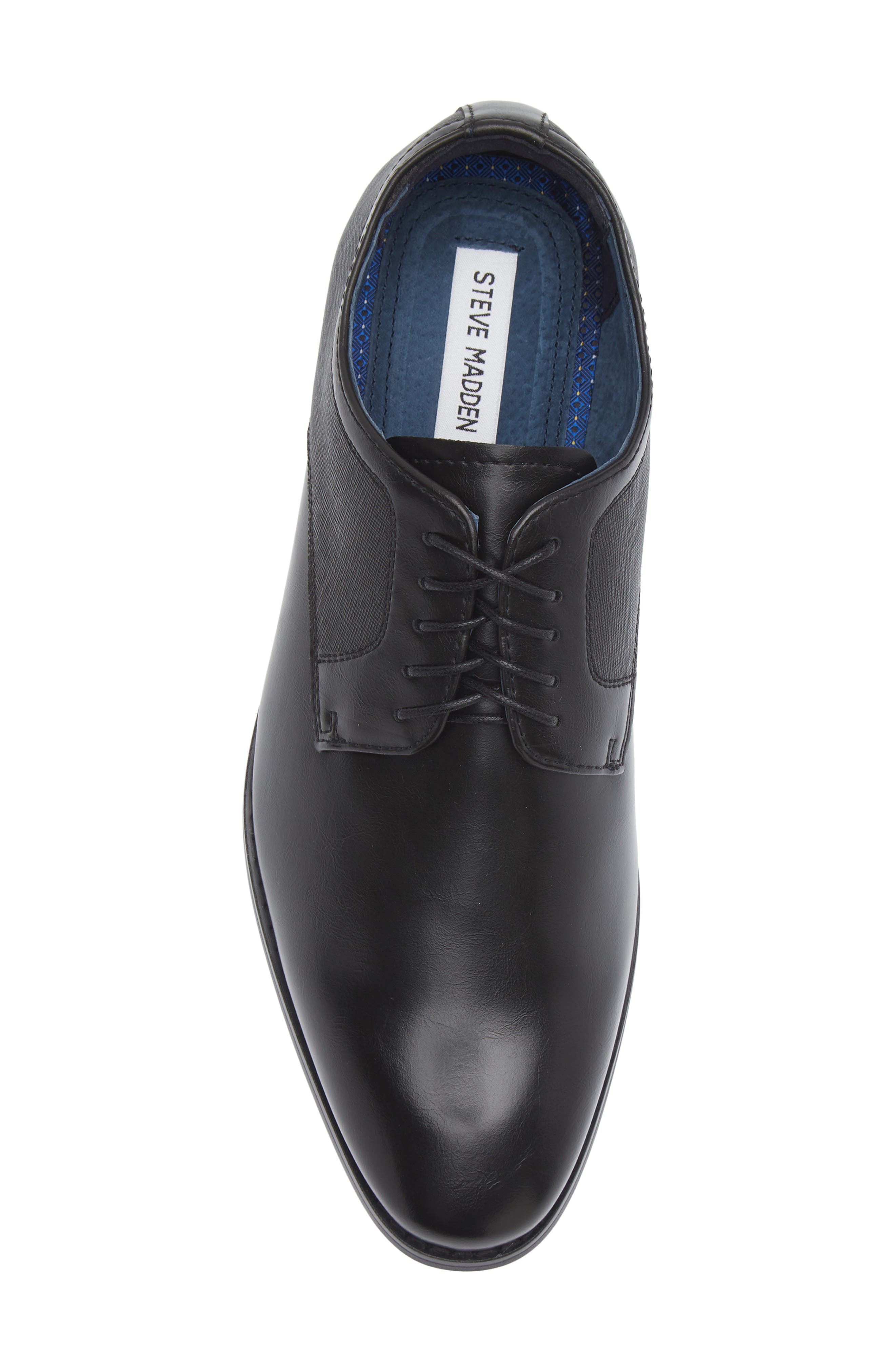 Steve Madden Sarge Derby, Alternate, color, Black