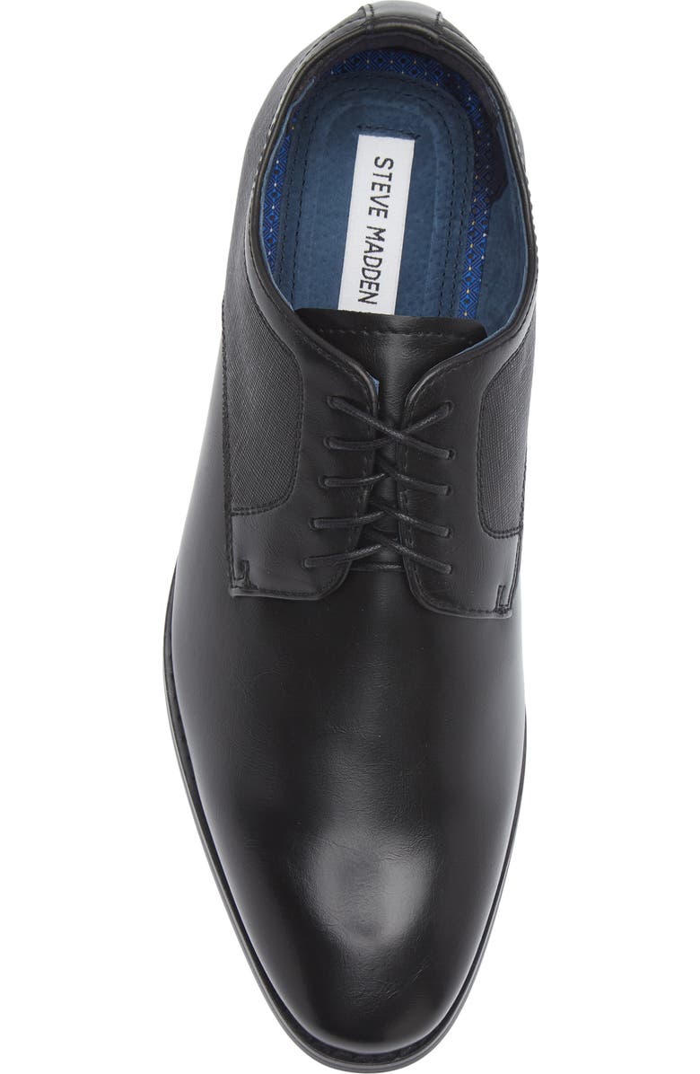 Steve Madden Sarge Derby, Alternate, color, Black