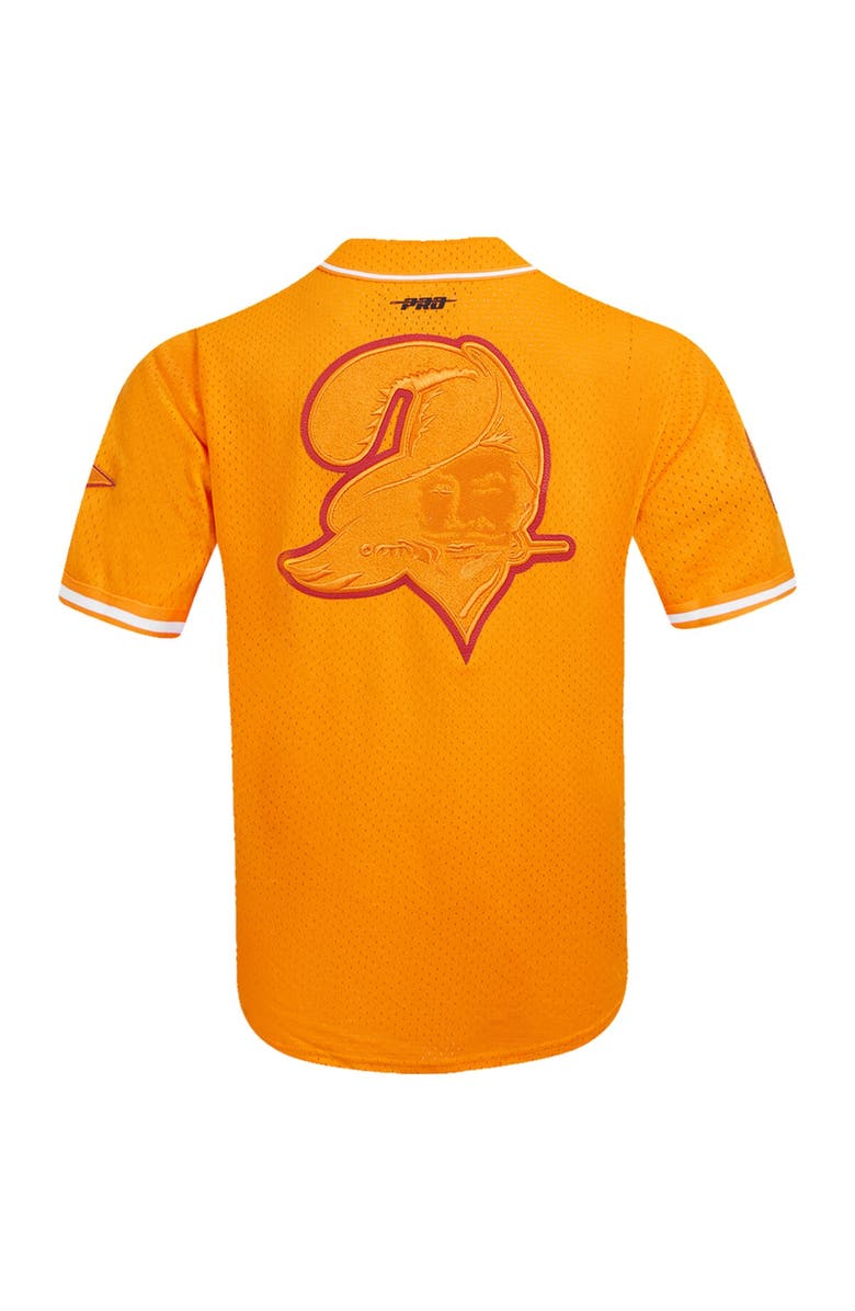 PRO STANDARD Men's Pro Standard Orange Tampa Bay Buccaneers  Triple Tonal Mesh Button Down, Alternate, color, 