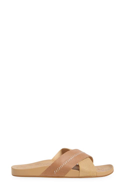 Olukai Kipea Olu Slide Sandal In Warm Sand/warm Sand