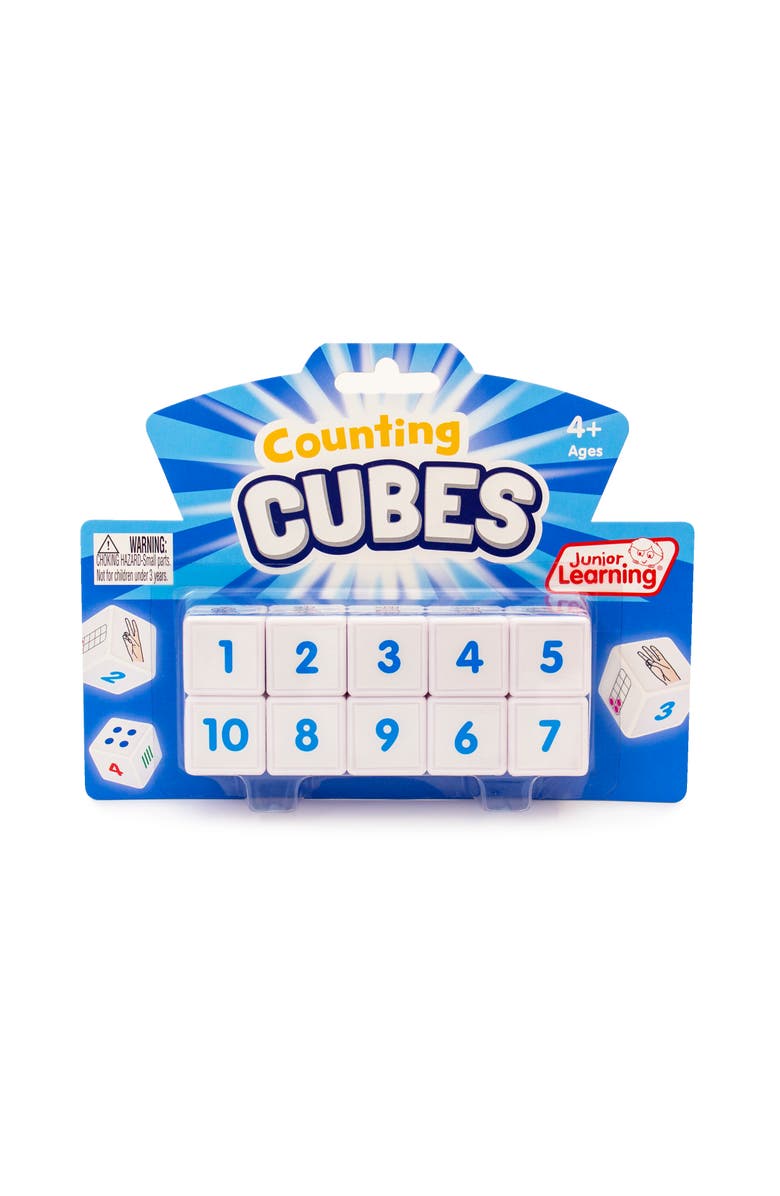 Junior Learning Counting Cubes Educational Learning Set Ten Learning Cubes, Main, color, Multicolored
