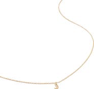 Monica Vinader Small Initial Pendant Necklace