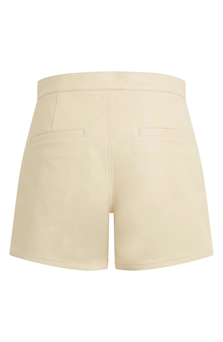 Hudson Jeans Front Yoke Pleated Shorts, Alternate, color,