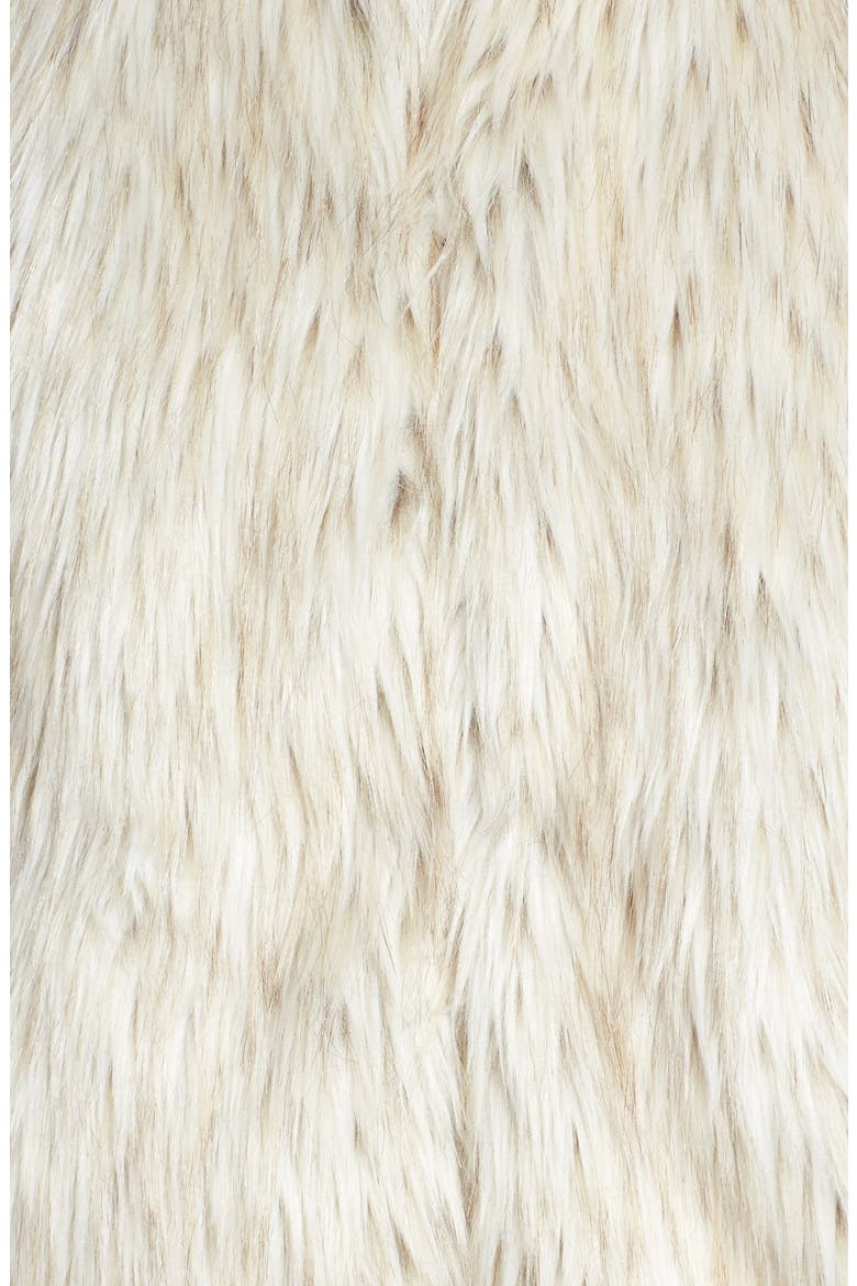 BB Dakota Brewer Faux Fur Vest, Alternate, color, DIRTY WHITE
