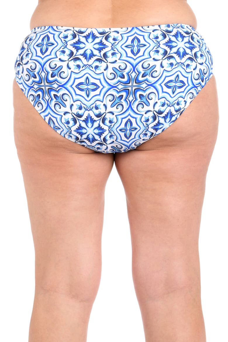 Alborian Mid Rise Bikini Bottoms, Alternate, color, BLUE